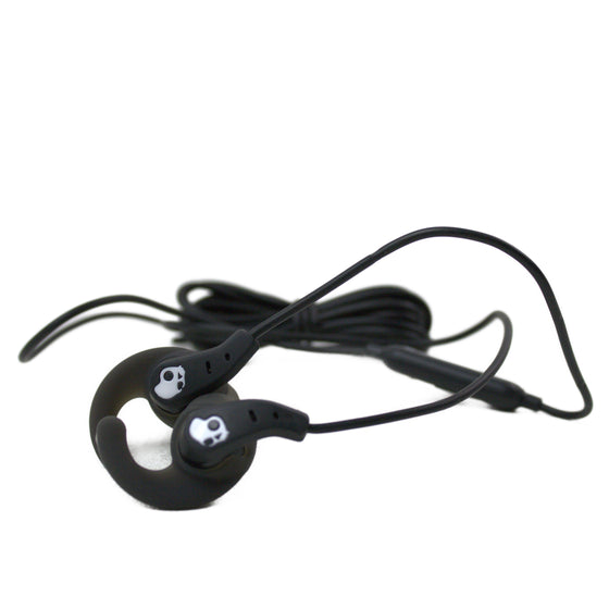 Skullcandy S2MEYL670 Set In-Ear Sport Earbud W Mic Bk/Bk/Wh, Black