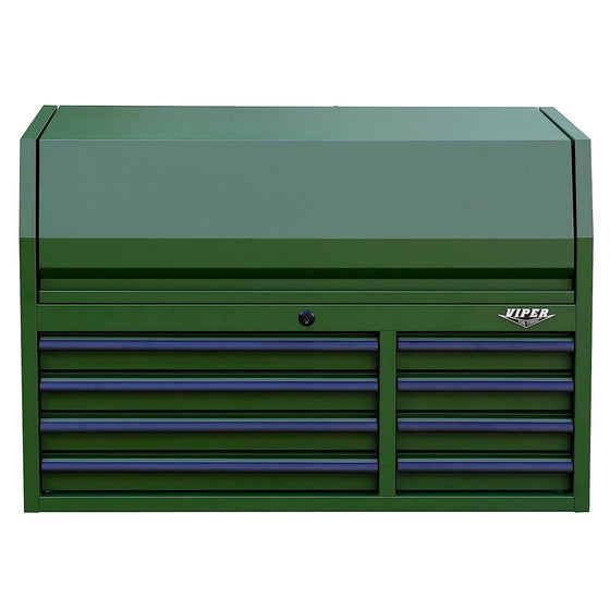 Viper Tool Storage V4108ARGC Viper Tool Storage 41-Inch 8-Drawer Steel Top Chest, Army Green