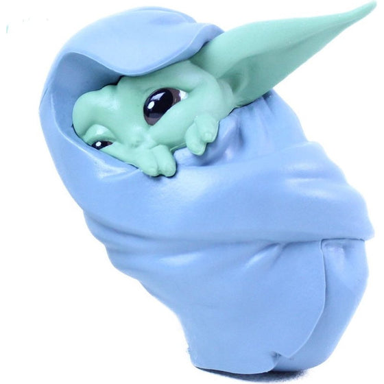 Star Wars F12535S00 Star Wars The Bounty Collection The Child Collectible Toy 2.2-Inch The Mandalorian “Baby Yoda” Blanket-Wrapped Pose Figure For Ages 4 And Up