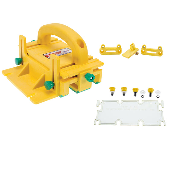 MICROJIG GRR-RIPPER GR-100 3D Pushblock With Handle Bridge Kit And Deflector/Connector