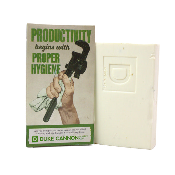 Duke Cannon Supply Co. 03WHITE1 Big Ass Brick Of Body Soap - Peppermint Scent
