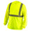 Occunomix LUX-LSET2B-YS T-Shirt,  Wicking Birdseye Long Sleeve, Class 2, Yellow, S