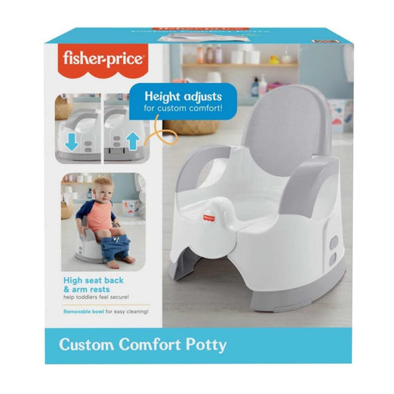 Fisher Price HBD73 Custom Comfort Potty With  Adjustable Seat, High Back And Arm Rests