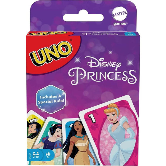 Mattel Games GYY69 Uno Lic Disney Princess, Blue
