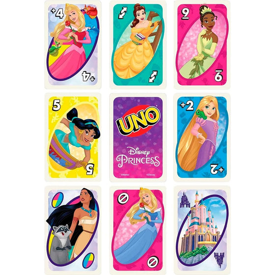 Mattel Games GYY69 Uno Lic Disney Princess, Blue