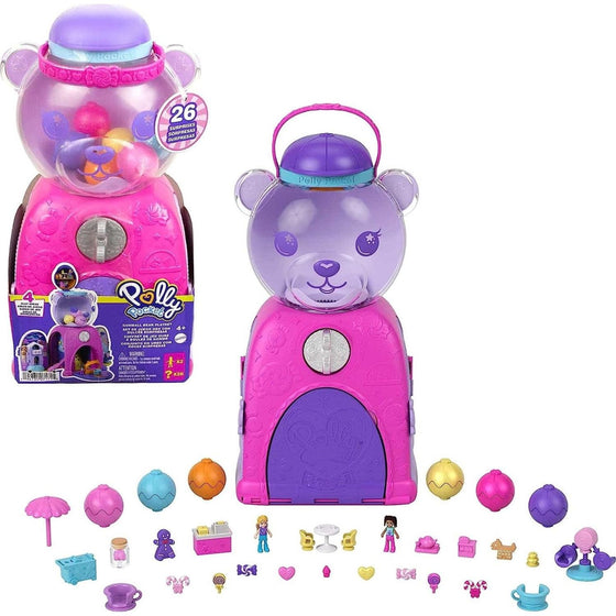 Polly Pocket HJN90 Polly Pocket Gumball Bear Playset, Multicolor
