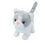 Westminster, Inc. Cloud the Kitten 111215  Cute, Cuddly, Plush Battery Operated Cat Toy Walks, Wiggles, and Meows with Sound, Gray and White