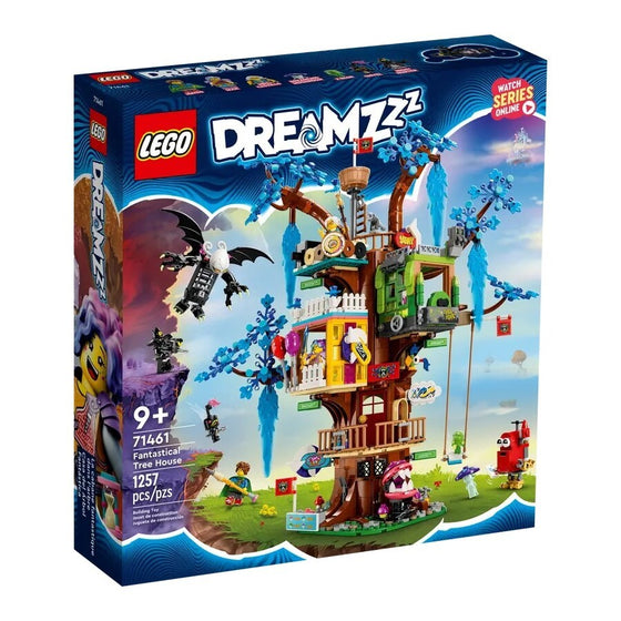 LEGO DREAMZzz Fantastical Tree House 71461 Features 3 Detailed Rooms, Building Toy for Kids Ages 9+ with Big Imaginations, Includes Mrs. Castillo, Izzie, Mateo and The Night Hunter Minifigures