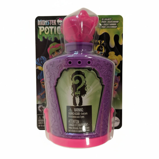 Monster High, HYB10, Potions Mini Dolls and Accessories, Surprise 3-inch Characters (Characters May Vary), Multicolor