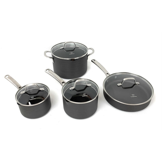 Calphalon 2095191 Classic Nonstick 10 Piece Cookware Set Grey, Stainless Steel
