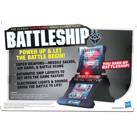 Hasbro Gaming A38460790 Hasbro Battleship Game Board, Multi-Colored