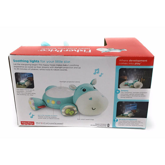 Fisher-Price CGN86 Fisher Price Hippo Projection Soother, Blue