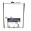 Quartet 79367 Magnetic Dry-Erase Board Black And 11X14, Silver