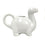 Hic Harold Import Co. NT1086 Harold Import 2 Ounce Mini Porcelain Dinosaur Creamer, Fine White Porcelain