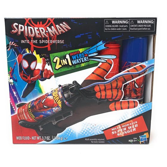 Spider-Man E2846000 Miles Morales Super Web Or Water Slinger, Brown/A