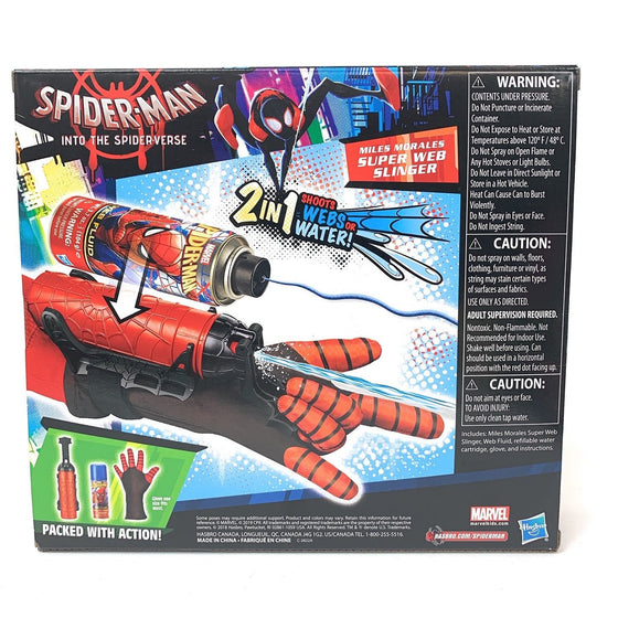 Spider-Man E2846000 Miles Morales Super Web Or Water Slinger, Brown/A