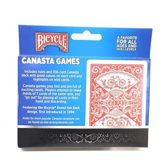 Bicycle 1023140 Canasta Games Playing Cards, Original Version