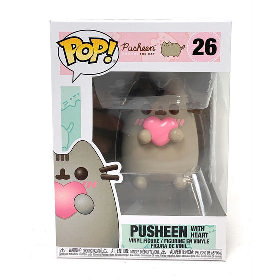 Funko 44529 Pop! Pusheen The Cat With Heart, Multi-Colored