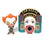 Funko 45660 Pop! Town Demonic Pennywise & Funhouse, Multi-Colored