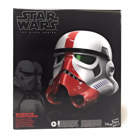 Hasbro E86715L0 Star Wars The Black Series Incinerator Stormtrooper Electronic Helmet, Silver Grey