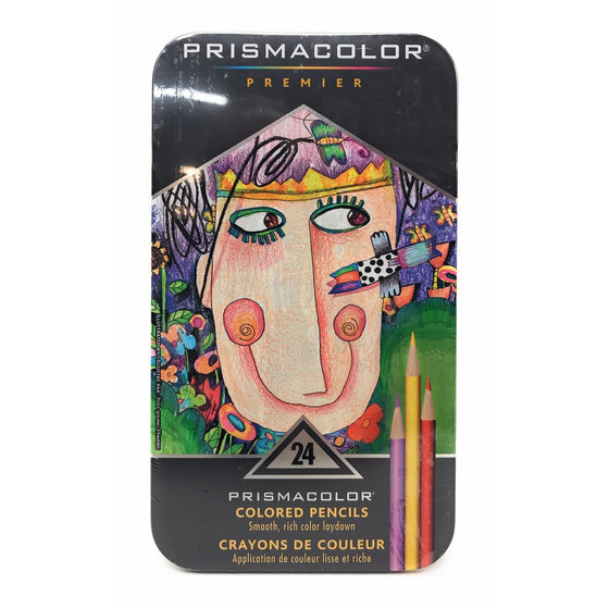 Prismacolor 2031522 Premier Colored Pencils 24 Pencils, Assorted