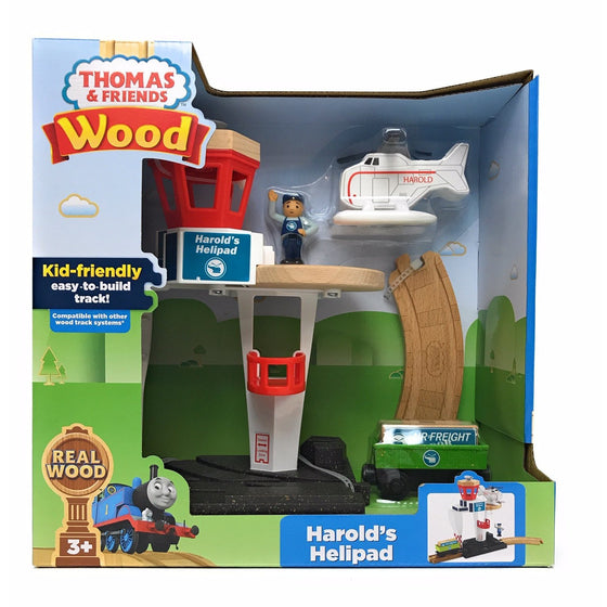 Thomas & Friends GHK14 Thomas And Friends Wood Harold's Helipad, Multi-Colored