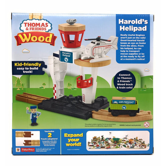 Thomas & Friends GHK14 Thomas And Friends Wood Harold's Helipad, Multi-Colored