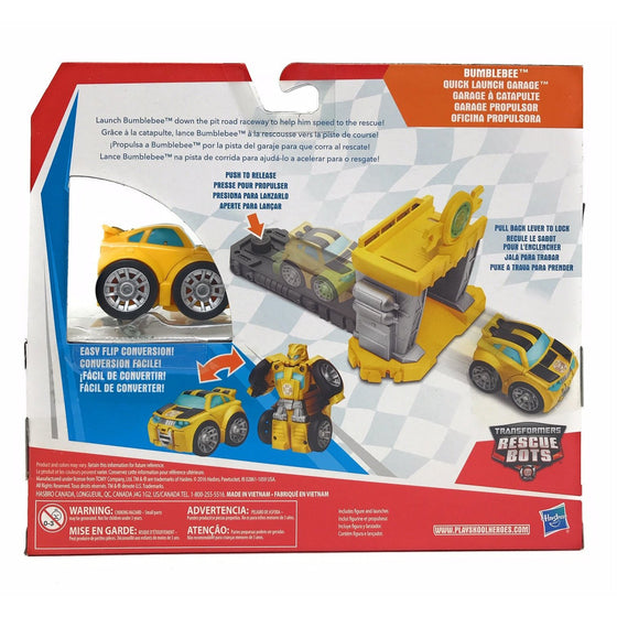 Playskool Heroes C0293AX0 Transformers Rescue Bots Flip Cars Bumblebee