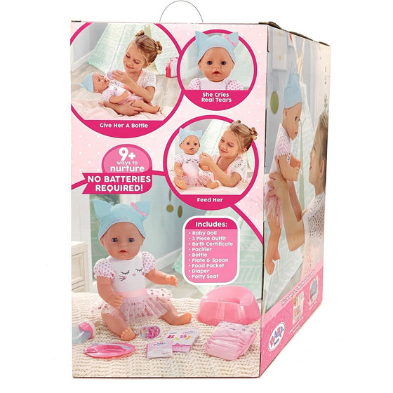 Baby Born 916007 Interactive Baby Doll, Blue