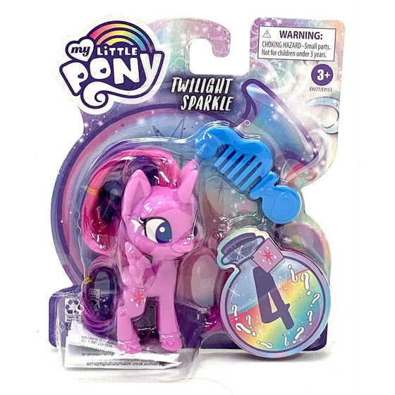 My Little Pony E91775X6 Twilight Sparkle Potion Pony Figure With Brush And 4 Surprise Accessories