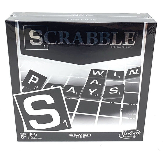 Hasbro C3545204 Scrabble Silver Line Edition Board Game, Multi-Colored
