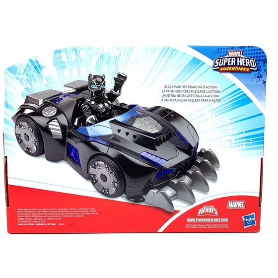Super Hero Adventures E6256AX00 Sha Black Panther Deluxe Vehicle, Brown/A