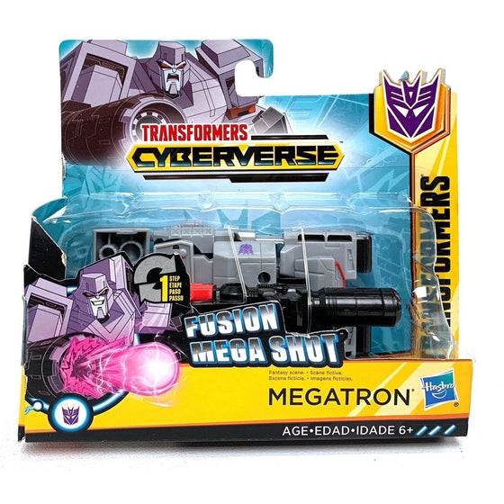 Transformers E3643AS20 Cyberverse Action Attackers: 1-Step Changer Megatron Fusion Mega Shot Action Figure Toy