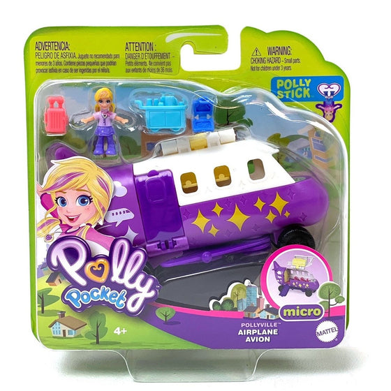 Polly Pocket GKL50-00 Polly Pocket Pollyville Airplane, Multi-Colored