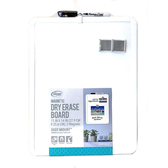 Mattel DDD49-00 The Board Dudes Magnetic Dry Erase Board 11" X 14"  27.9 Cm X 35.6 Cm With Marker, None