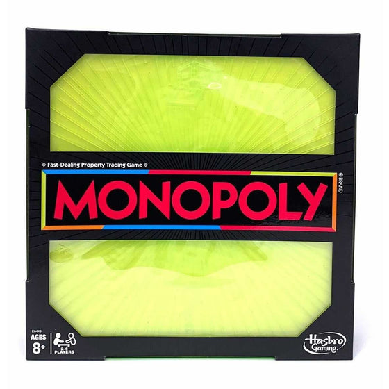 Monopoly E6449000 Game Board Neon Edition, Brown/A