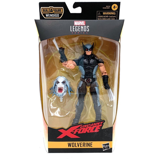 Marvel Classic E6112 Marvel Legends Build-A-Figure Uncanny X-Force Wolverine, Brown/A