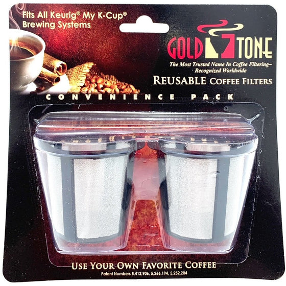 Gold Tone 0226 Reusable Coffee Filters, Brown