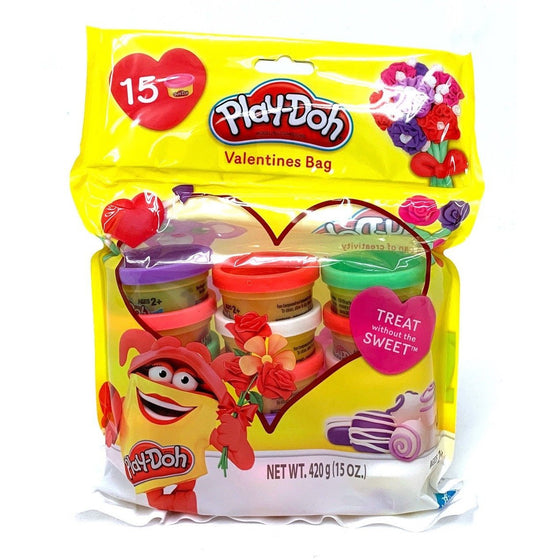 Play-Doh A16200791 15 Pc Valentines Bag, Multi-Colored
