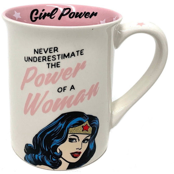 Enesco 6003583 Ceramic Wonder Woman Mug, Multi-Colored