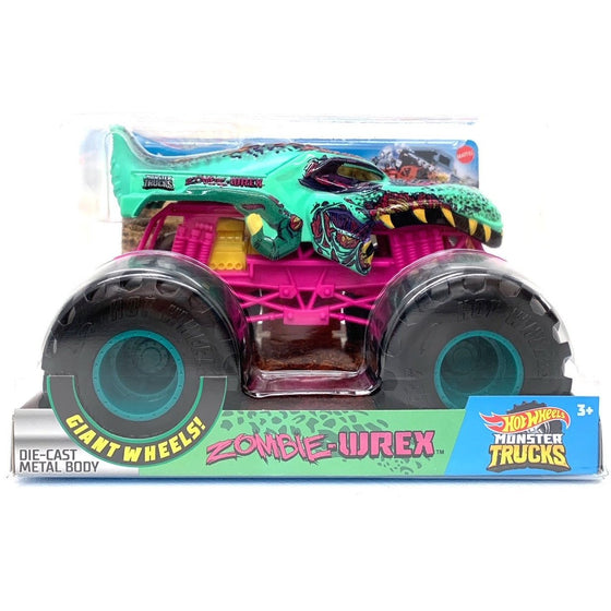 Hot Wheels GCX24 Zombie-Wrex Monster Truck, Multi-Colored