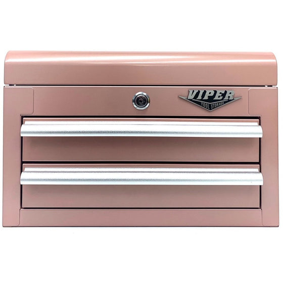 Viper Tool Storage 18-in W x 11.5-in H 2-Drawer Steel Tool Chest (Pink) in  the Top Tool Chests department at
