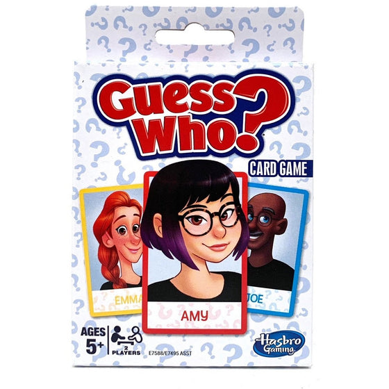 Hasbro Gaming E7588U082 Guess Who Card Game, Brown/A