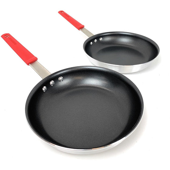 Tramontia N7QXKN0 Tramontina 2 Pc Proline Commercial Grade 10" Nonstick Fry Pans, Red