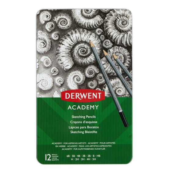 Derwent 2301946 Academy Sketching Pencils, Multi-Color