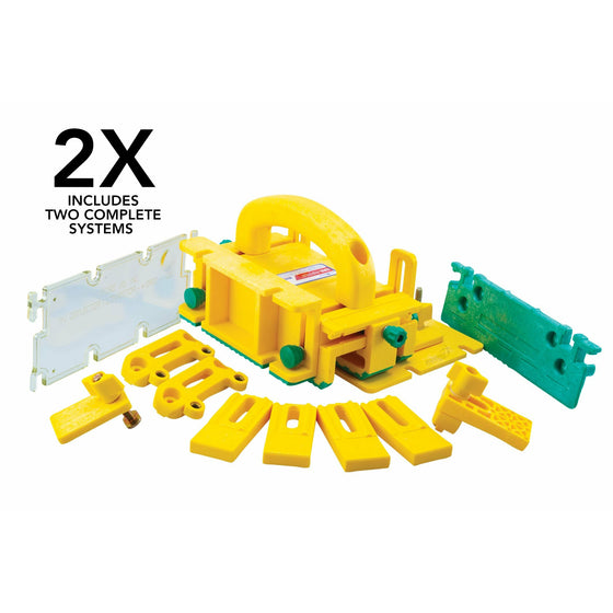 MICROJIG GRR-RIPPER GR-562 Limited Edition Complete System Double Piece, Yellow