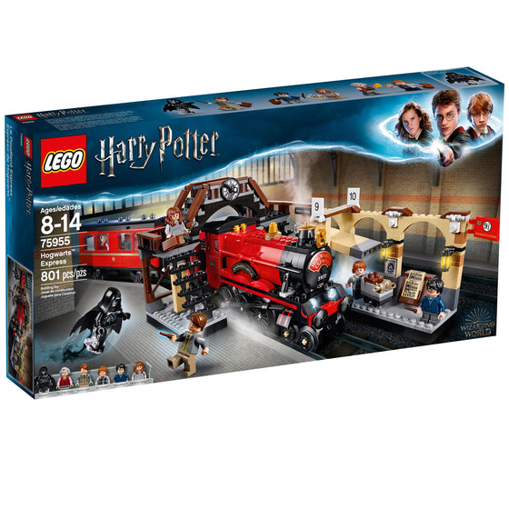 LEGO® 75955 Harry Potter Hogwarts™ Express Toy Train Building Set Includes Model Train And Harry Potter Minifigures Hermione Granger And Ron Weasley  801 Pieces, Multi-Colored