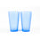 Sterilite 0932 32 Oz. Tumblers 2-Piece Set,, Turquoise Blue Tint