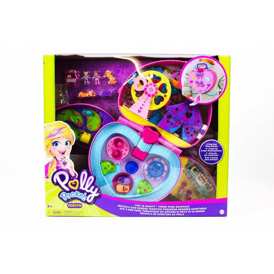 Polly Pocket GKL60 Polly Pocket Tiny Is Mighty Theme Park, Multi-Colored