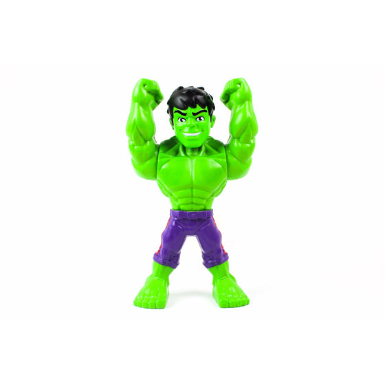 Playskool Heroes E4149AX01 Marvel Super Hero Adventures Mega Mighties Hulk Collectible 10" Action Figure, Toys For Kids Ages 3 & Up, Brown/A